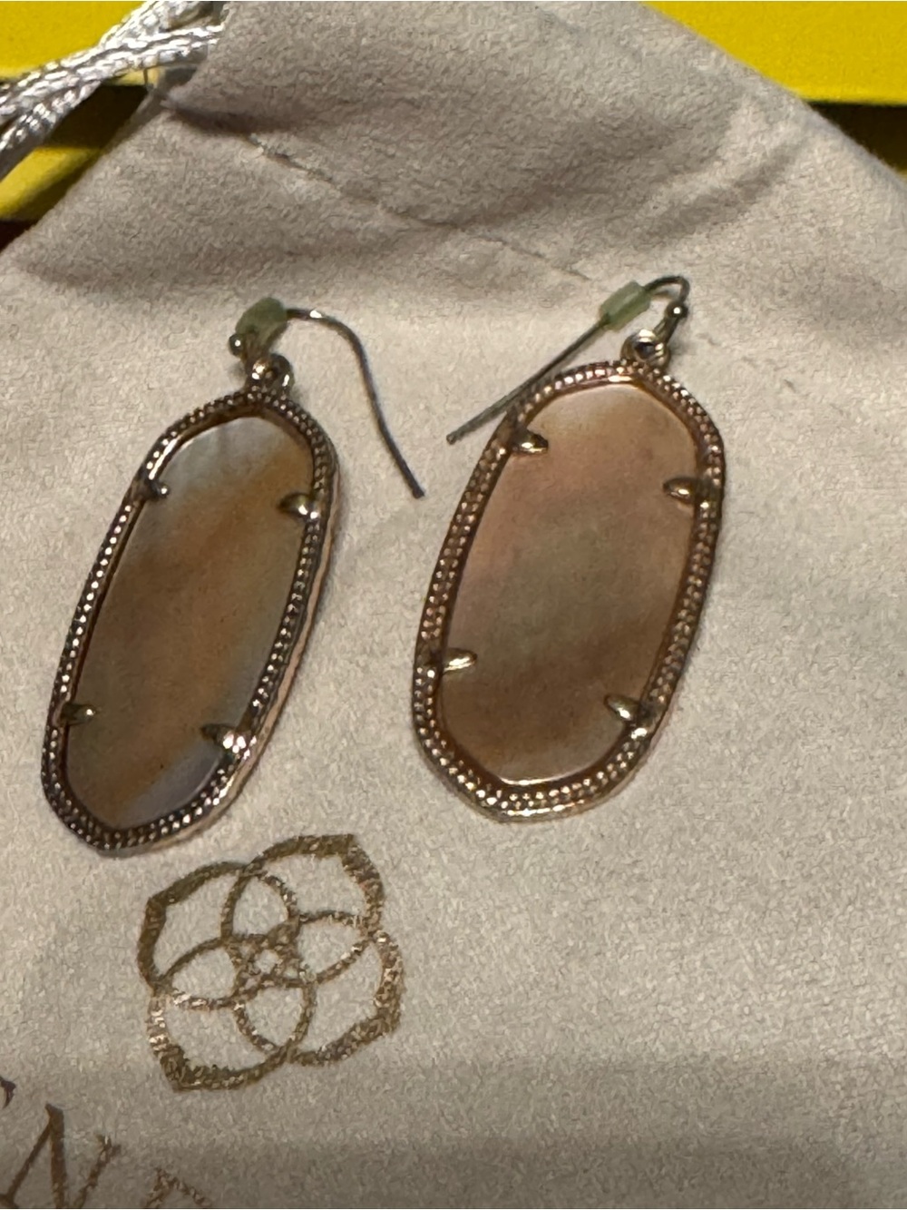 Gold-Tone Oval Dangle Earrings - Women's Jewelry